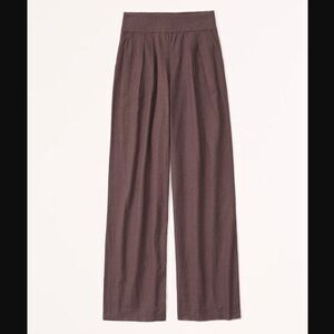 Abercrombie & Fitch Chocolate Wide Leg Trousers